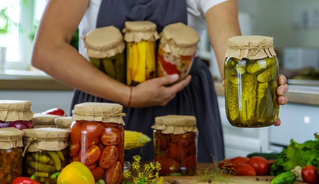 La préparation des conserves maison