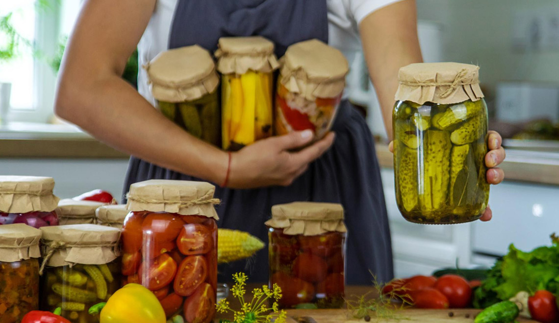 La préparation des conserves maison