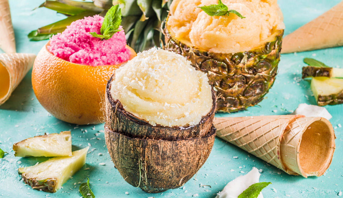 Sorbets aux fruits exotiques : 5 idées de recettes