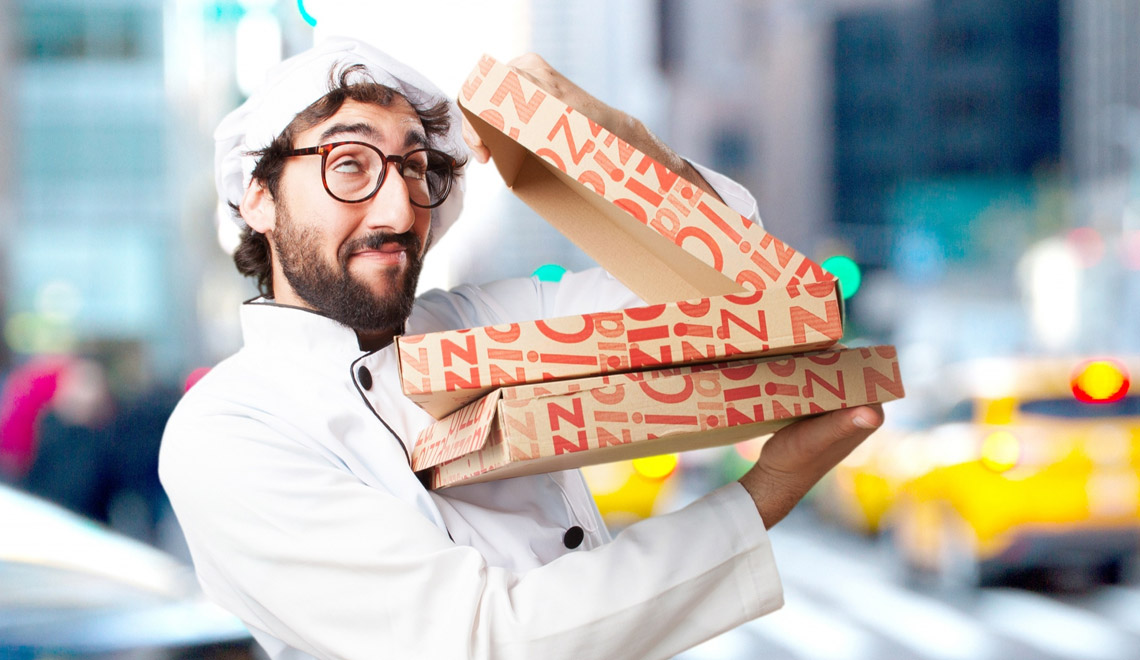 Pizza new-yorkaise : l’art de la part pliée