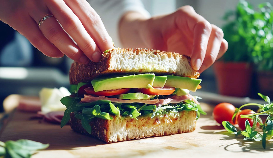 Comment faire un sandwich faible en calories
